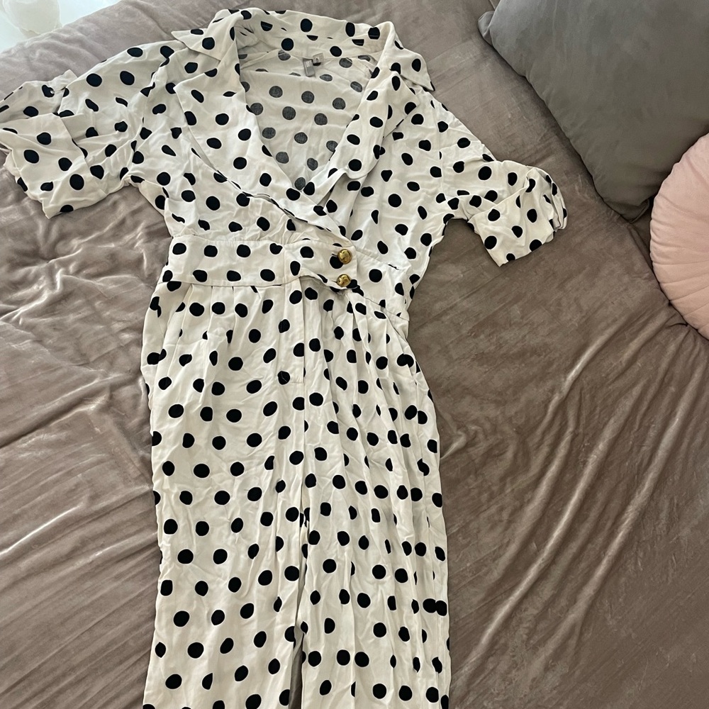 Polka dot jumpsuit